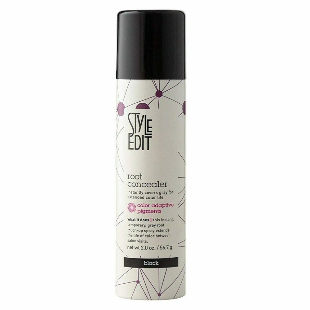 Style Edit Root Concealer Touch Up Spray BLACK 2oz